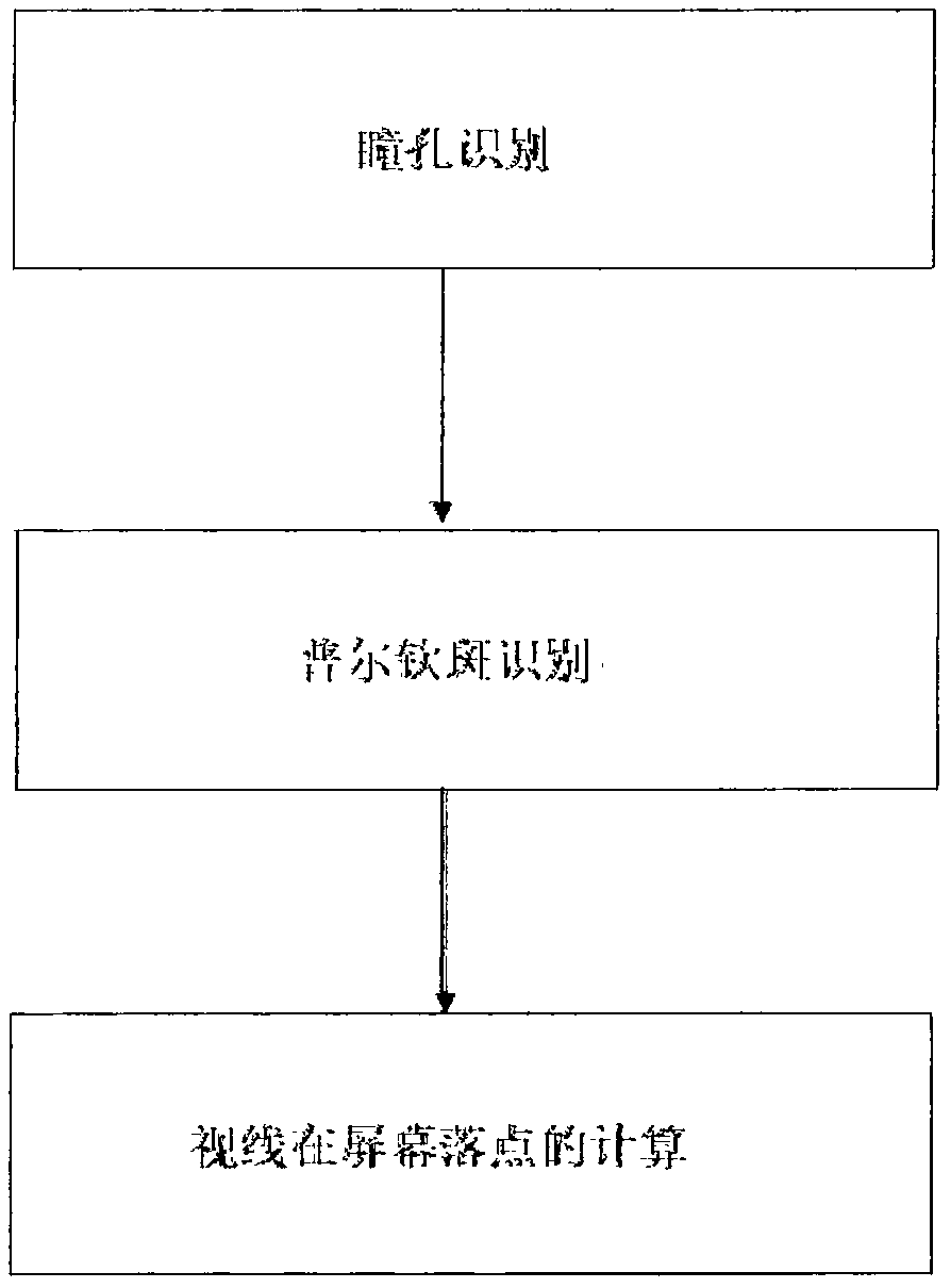 Sight line tracking method