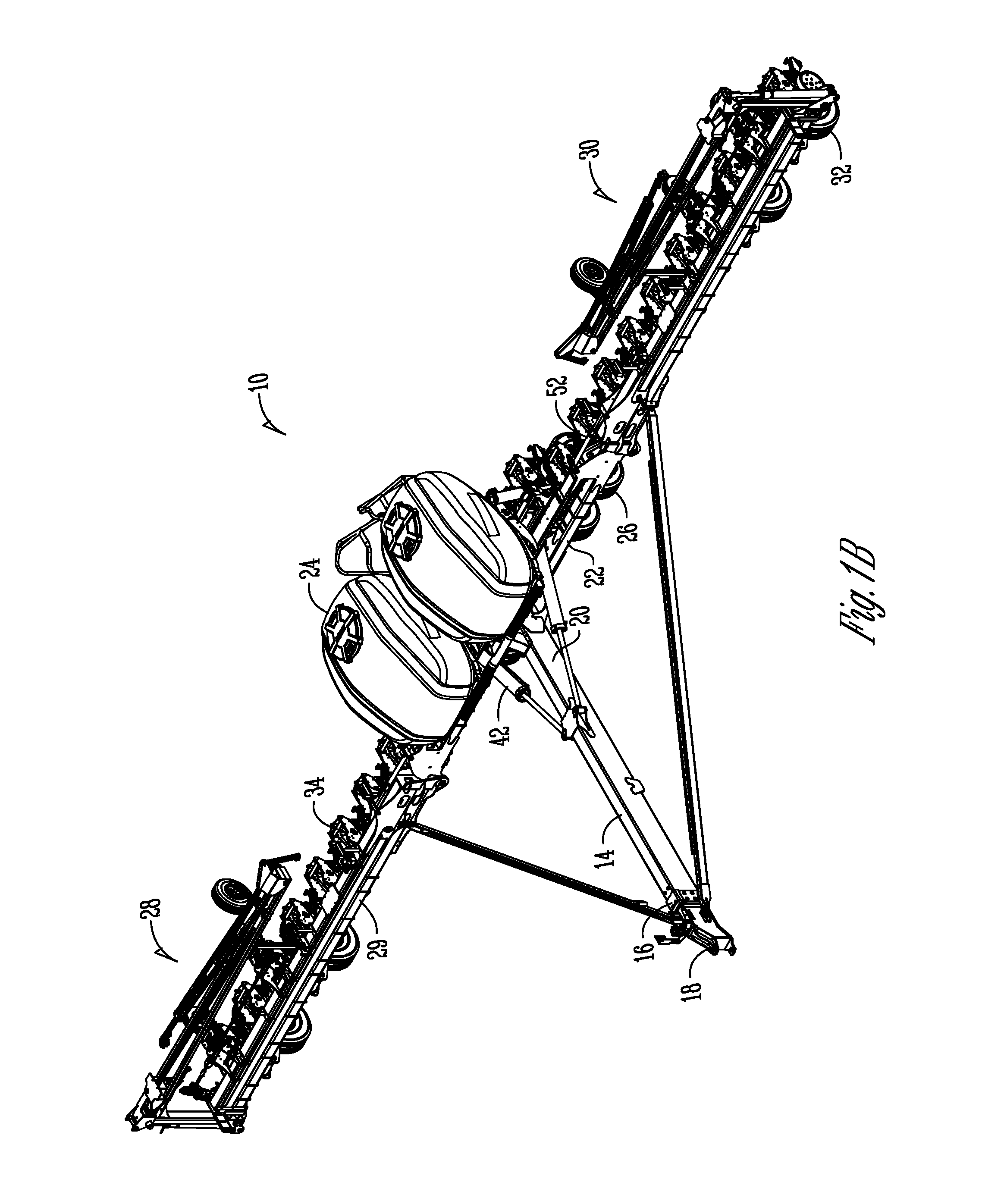 Weight distribution system for seed planters and product applicators