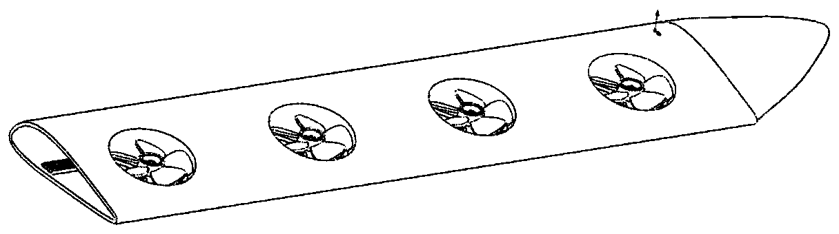 Active load reduction large wind electric generator blade