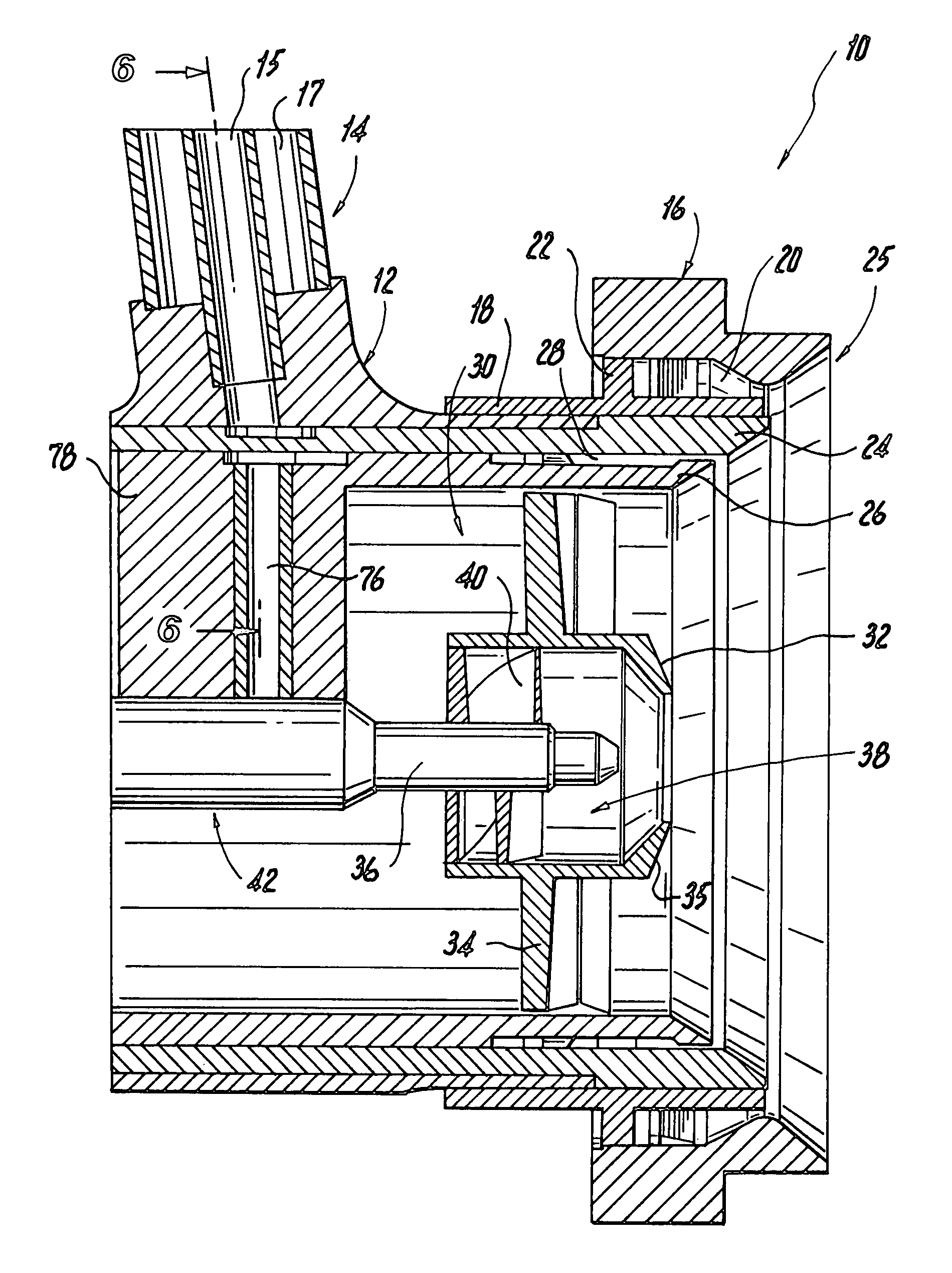 System and method for cooling a staged airblast fuel injector