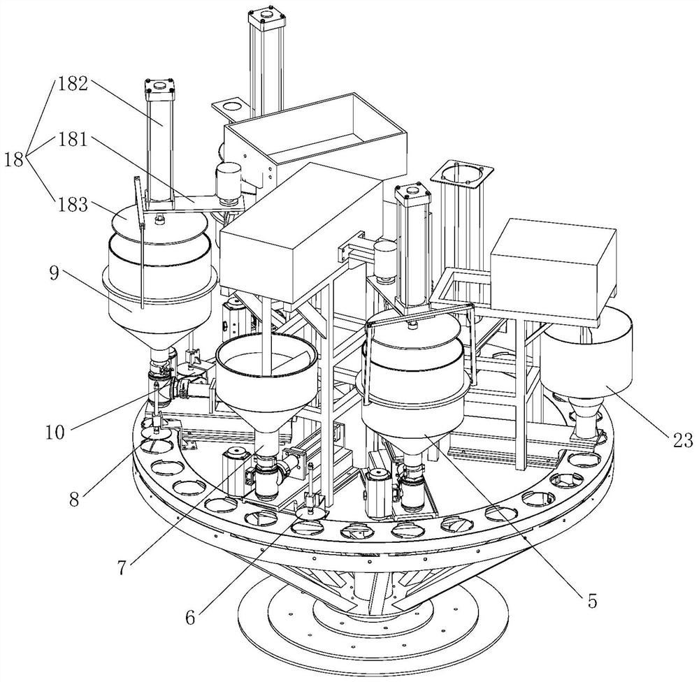 Eight-treasure rice pudding filling process and eight-treasure rice pudding filling machine