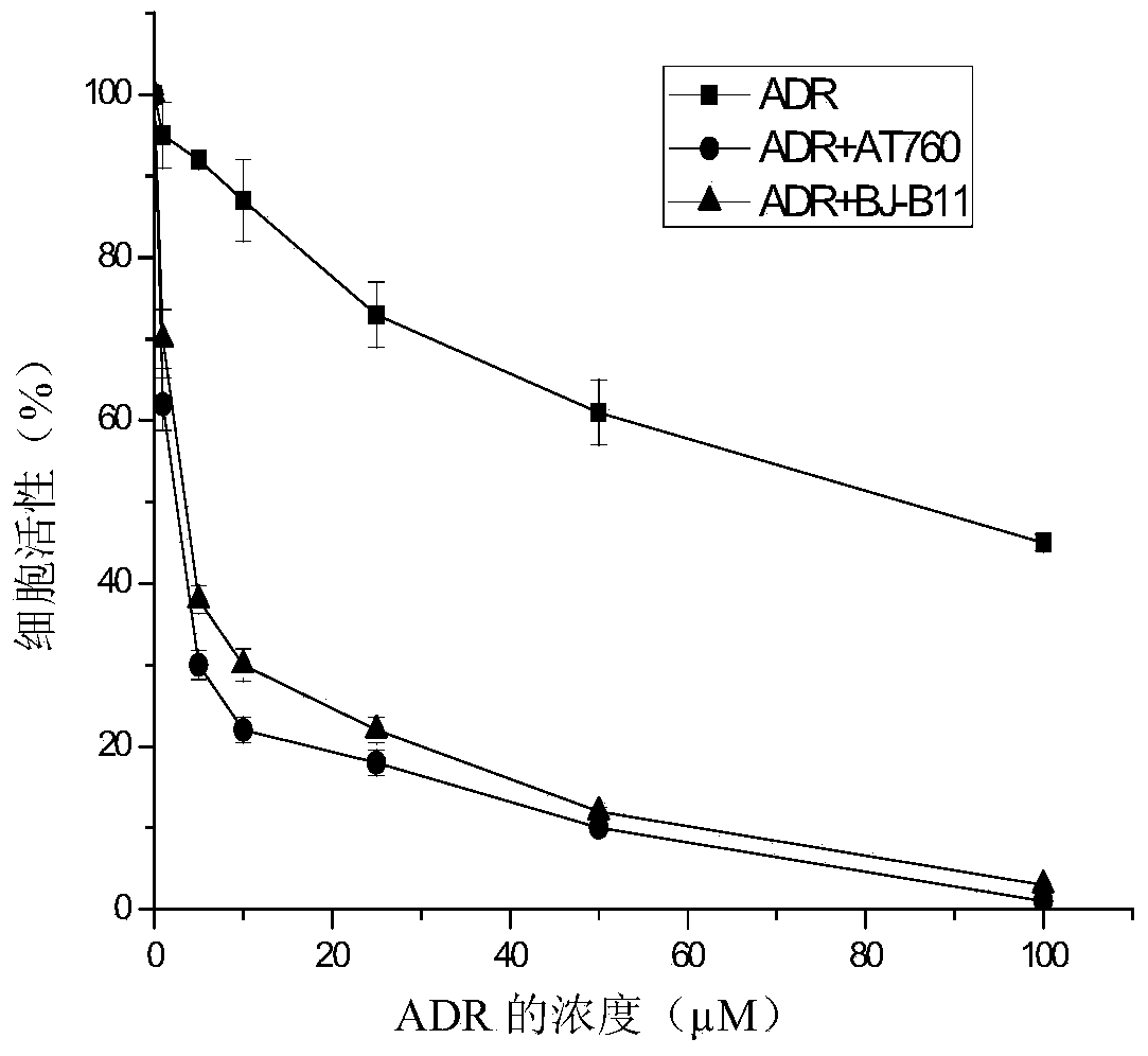 Application of Hsp90 inhibitor in preparing tumor multi-drug resistance reversal agents