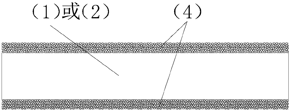 Cylindrical mesh tube based micron order activated carbon adhesive base water treatment filler