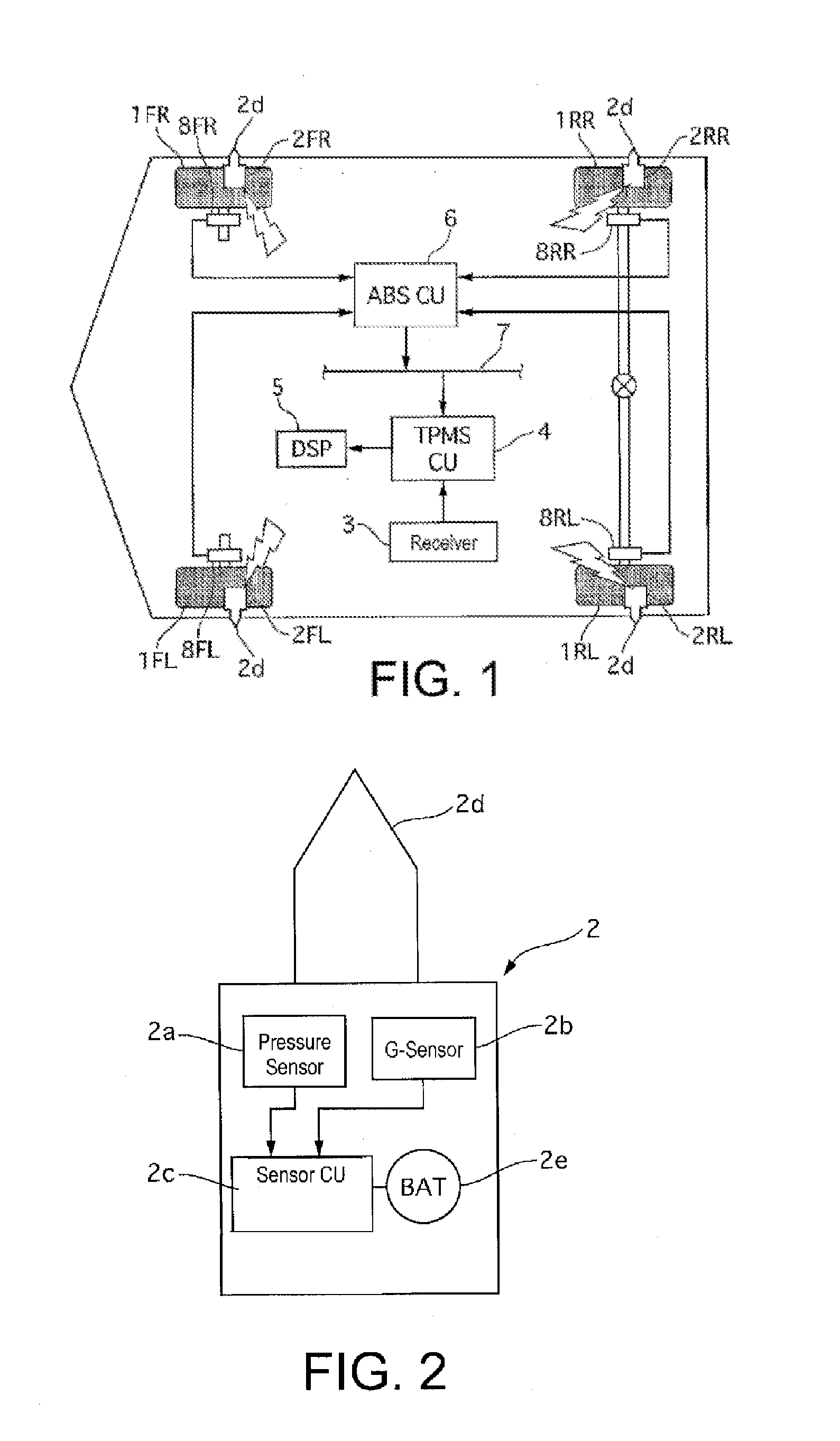 Tire air pressure monitor device