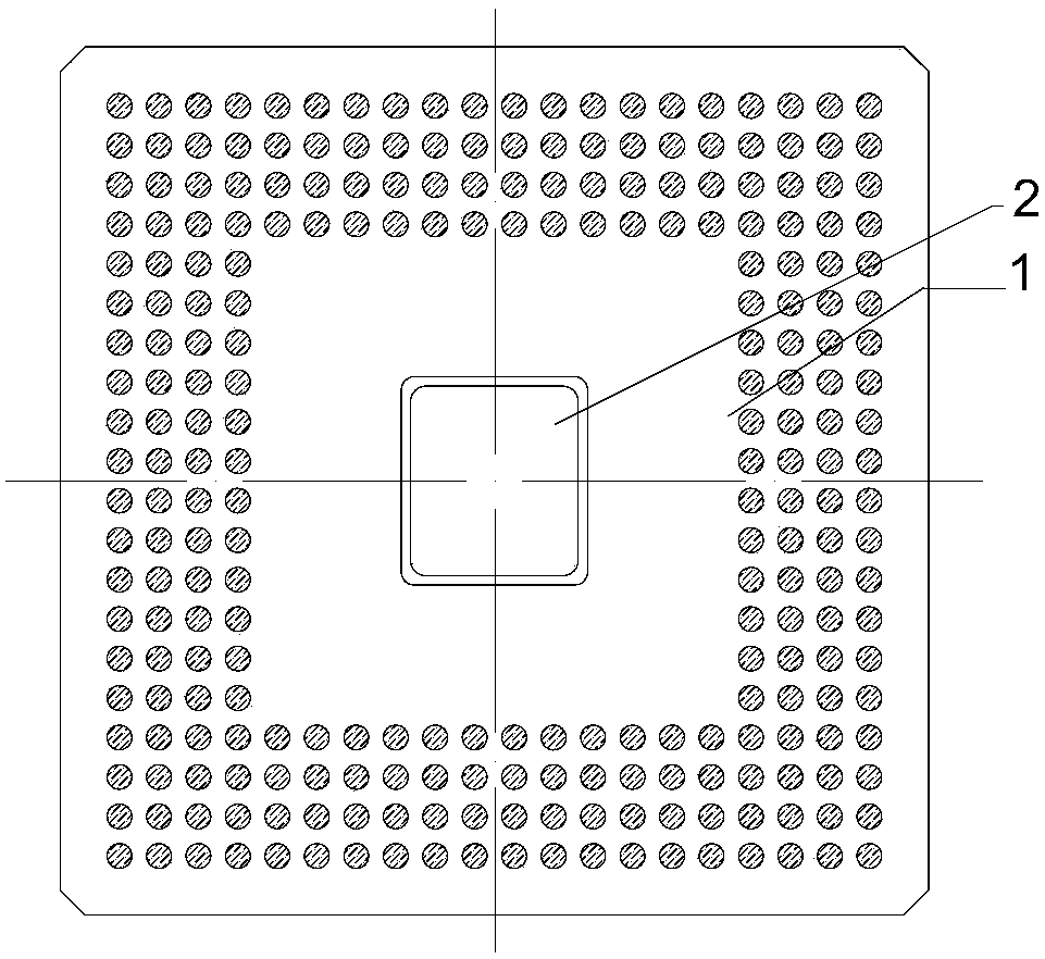 Ceramic bonding pad array shell