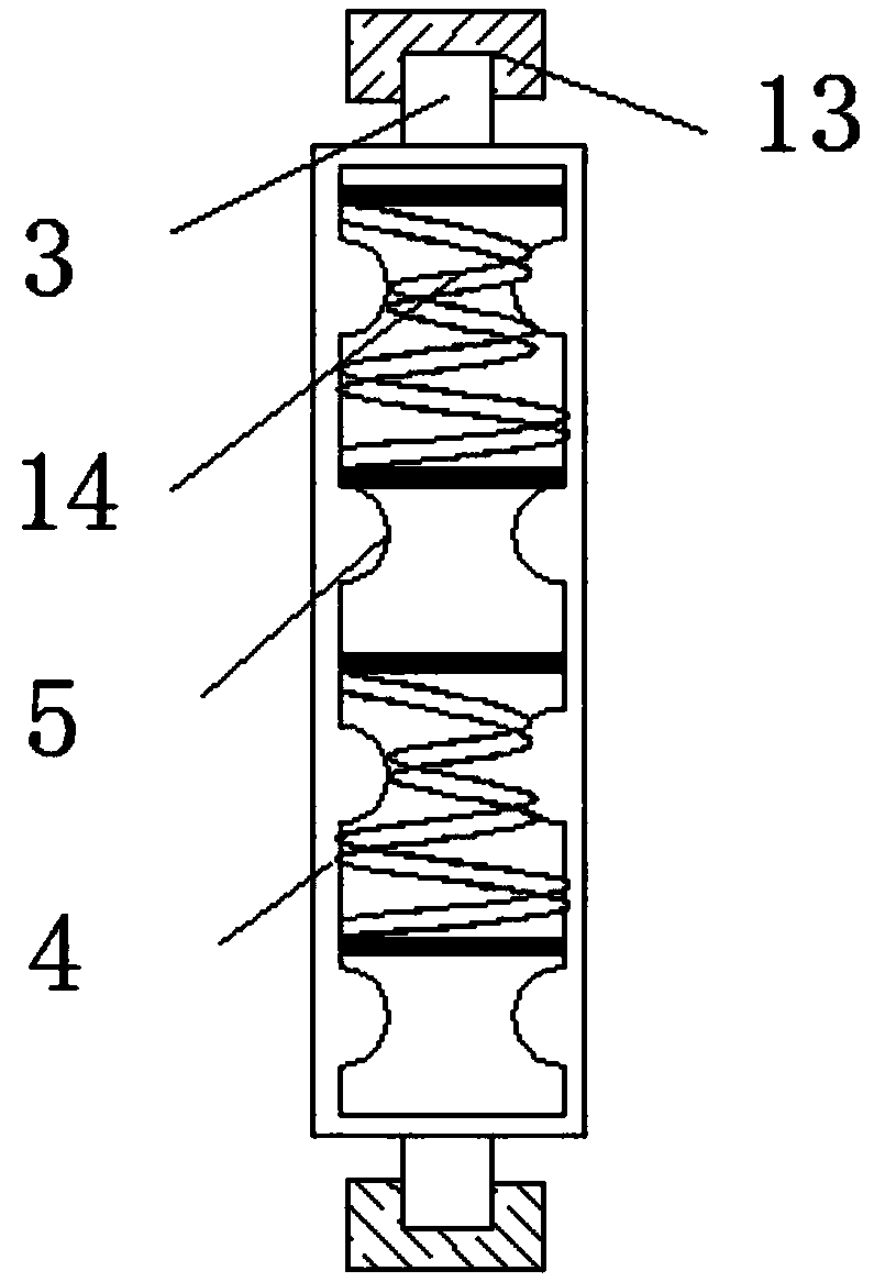 Automatic contraction device for cable storage