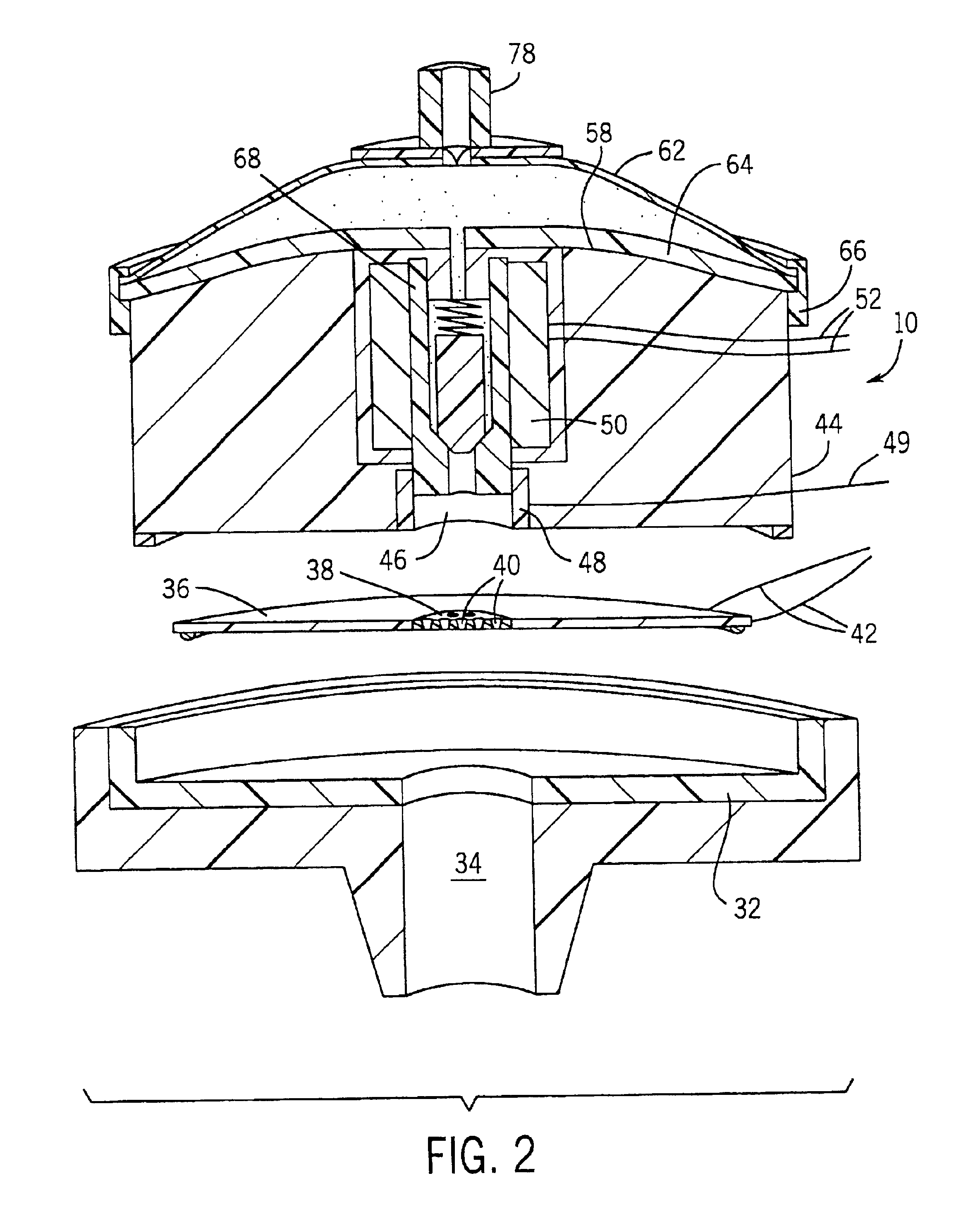 Liquid reservoir for nebulizer