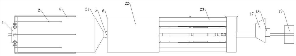 A turboprop direct-injection hybrid multi-stage power underwater high-speed propeller and its control method