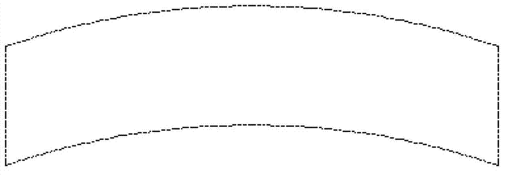 Manufacturing method for blank of length-unequal arc sheet metal part