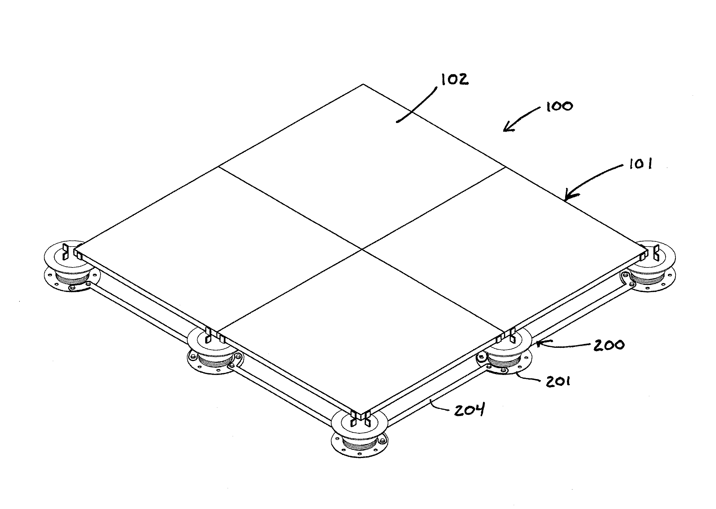 Stability bracing of a support structure for elevating a building structure