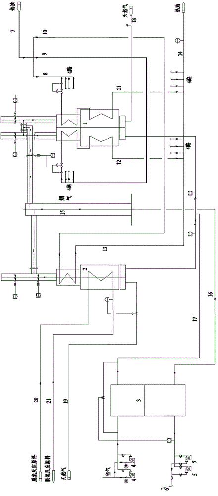 Heating furnace system energy saving method for alkylbenzene integrated unit