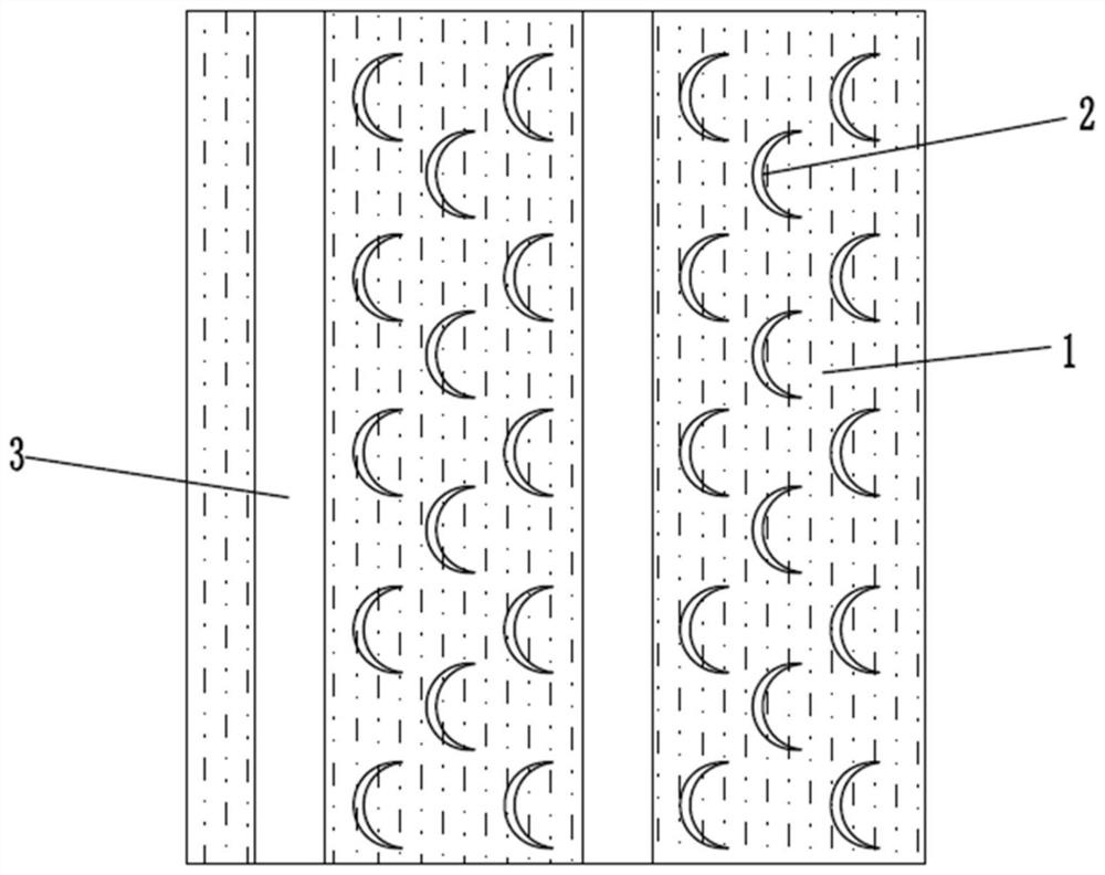 A comprehensive runoff storage system of fish scale pit and intercepting ditch and its construction method