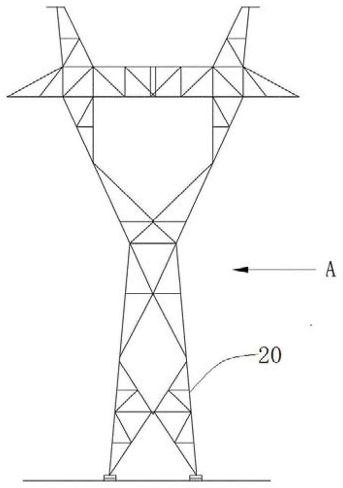 Tower identification equipment and wind power detection system