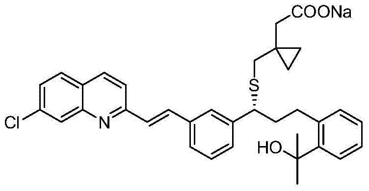 Preparation method of montelukast sodium