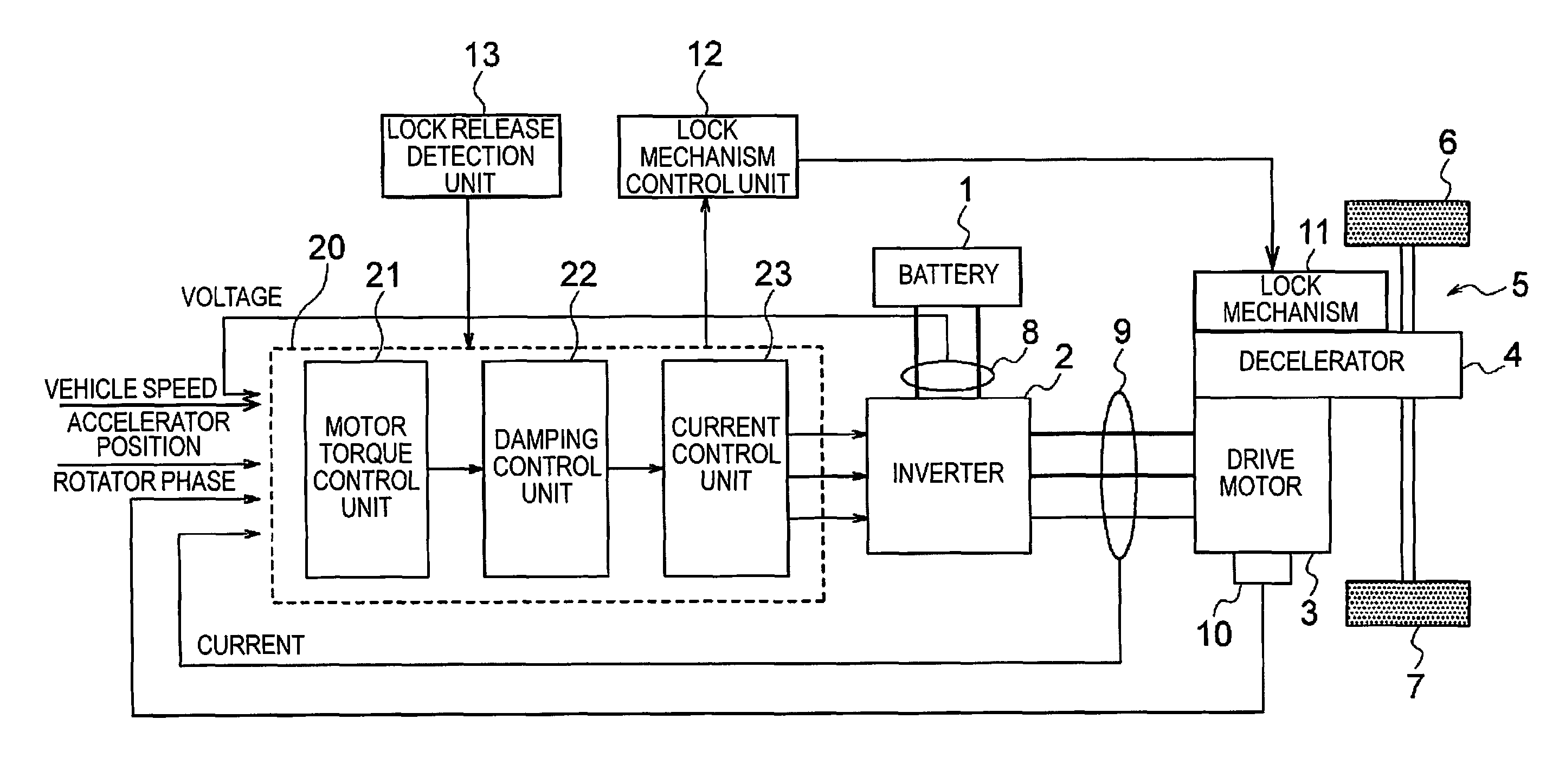 Motor control device and motor control method