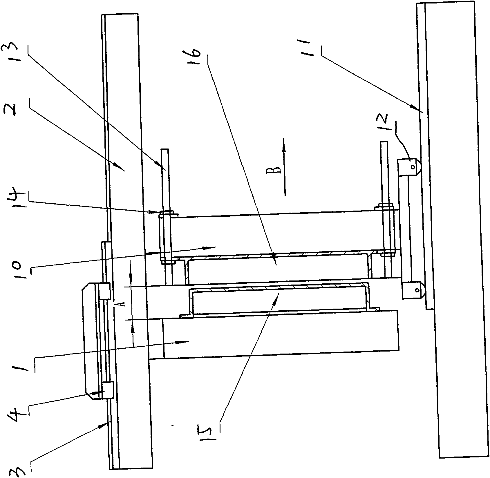 Full automatic foam plastic forming machine of two opposite-clamping type templates