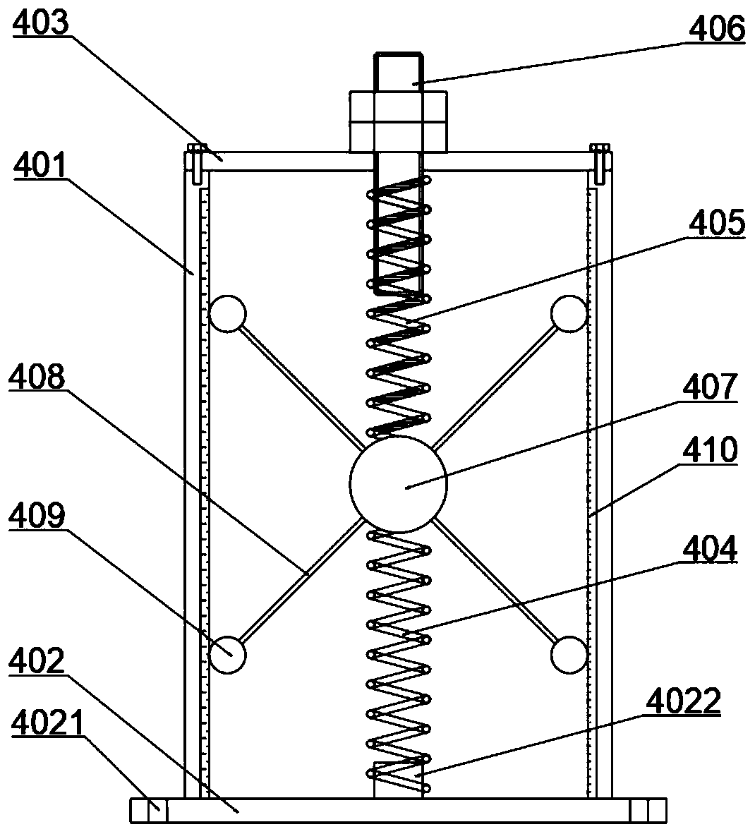 Pipeline vibration reduction device and configuration method thereof