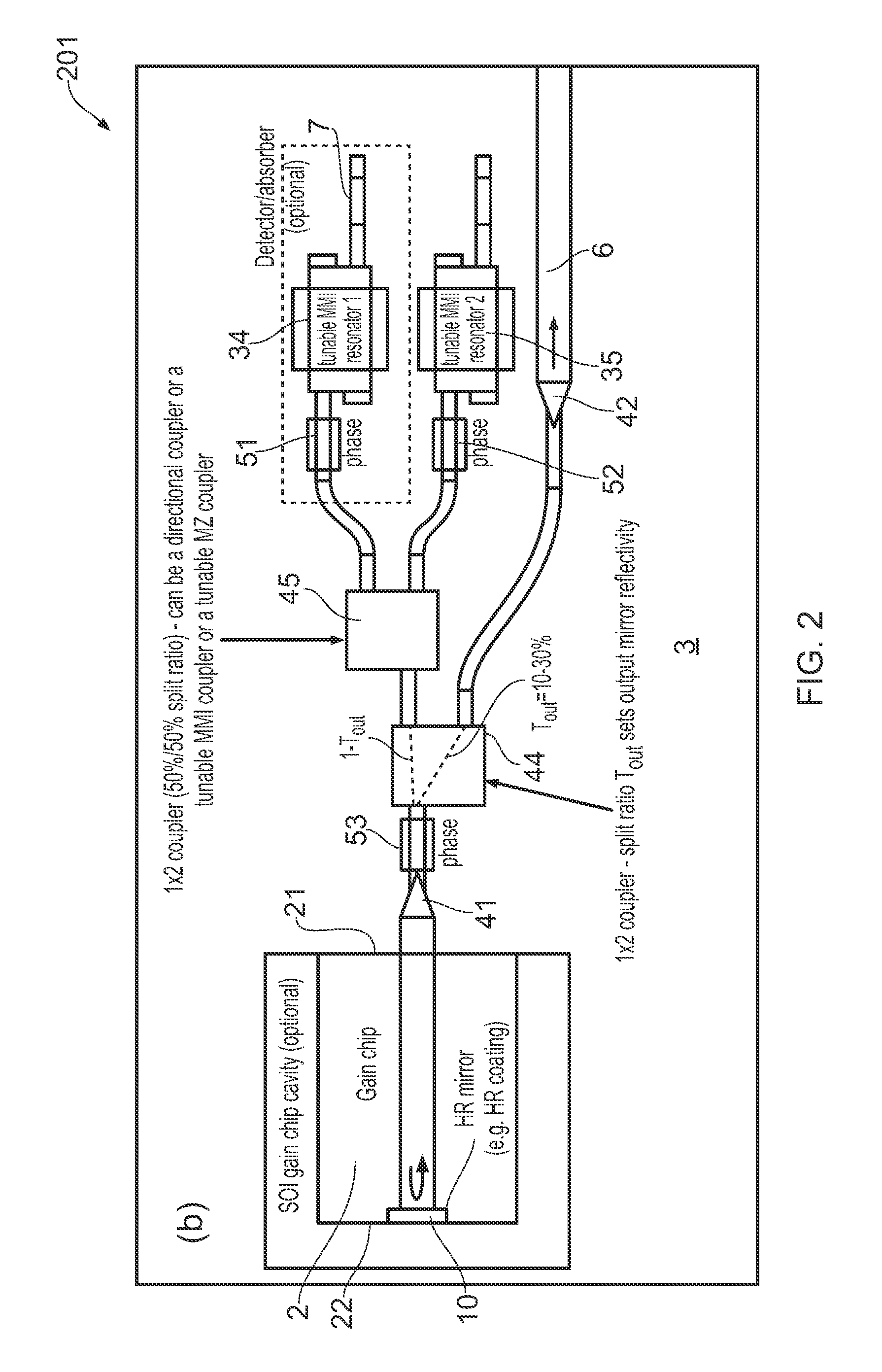 Tunable SOI laser