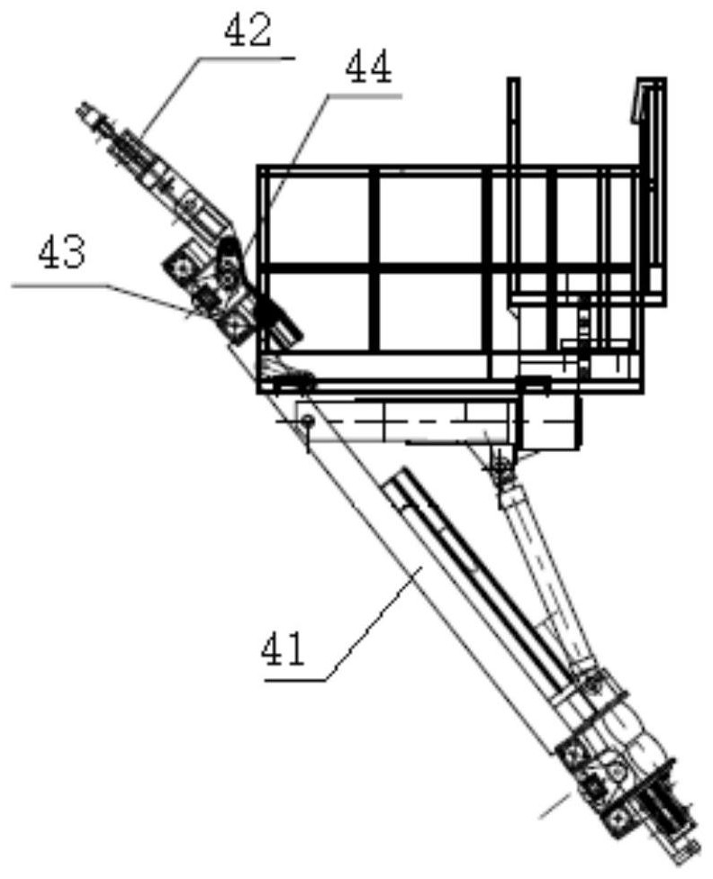 Operation platform capable of ascending and descending along cambered surface dome and mounting method thereof