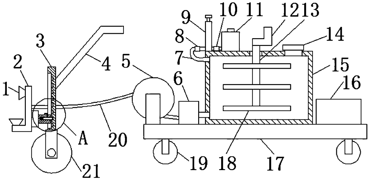 Novel pesticide spraying device