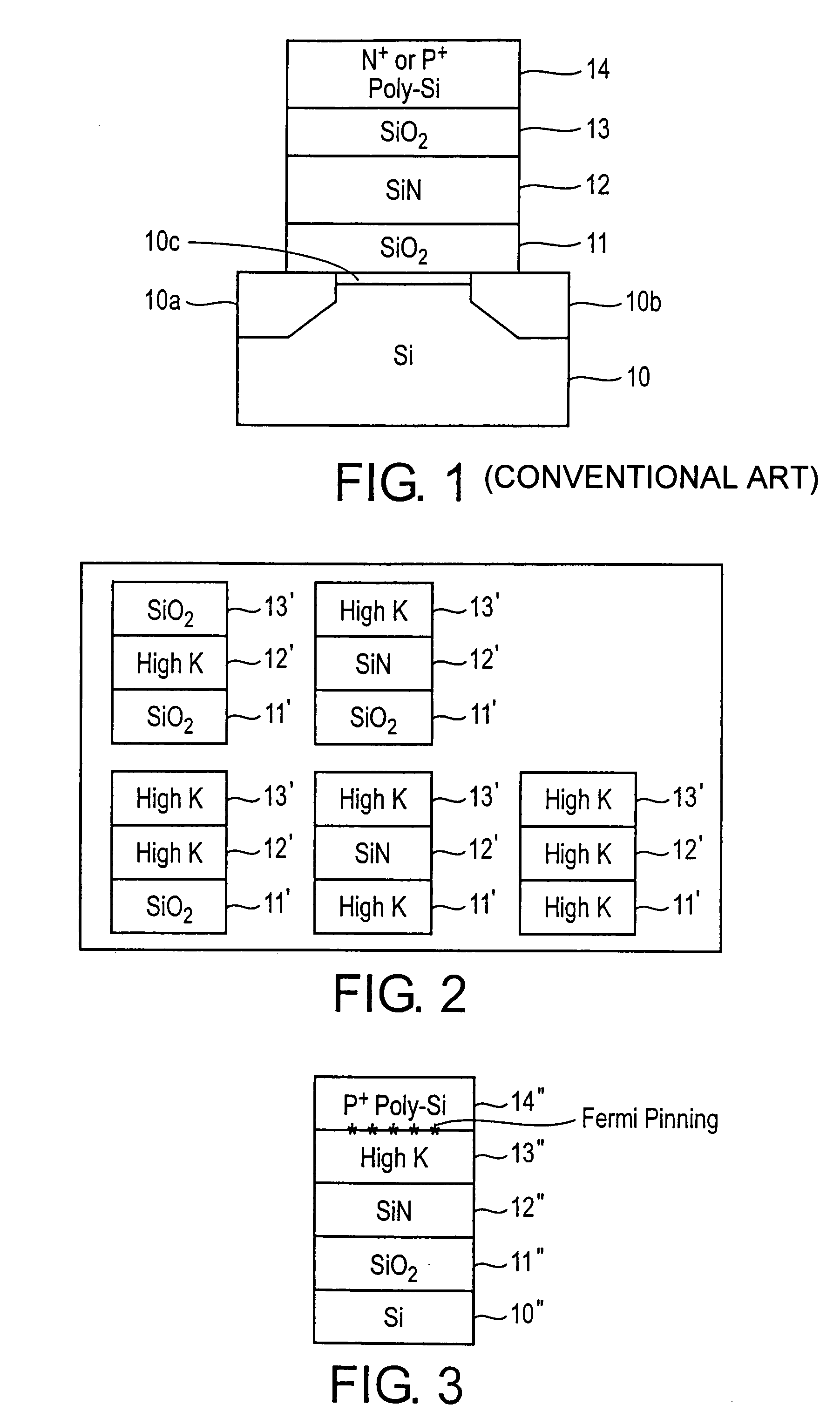 Non-volatile semiconductor memory device with alternative metal gate material