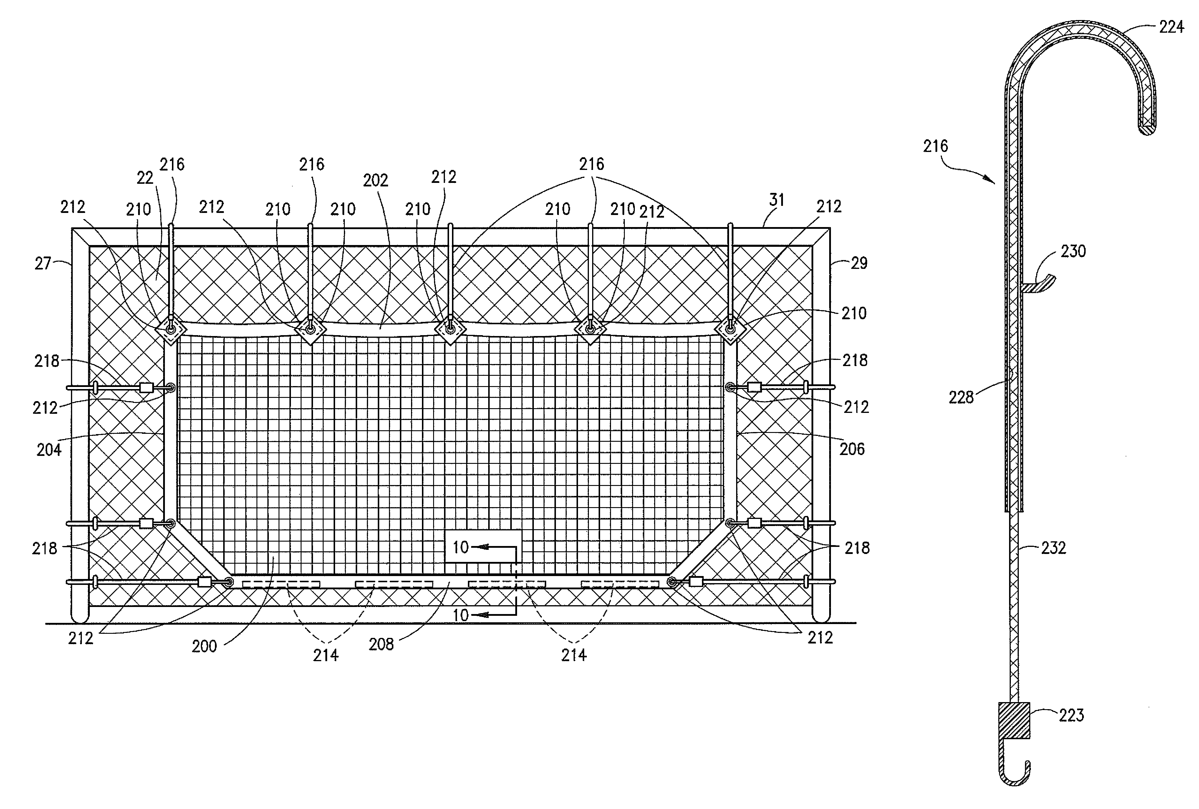 Soccer training apparatus and method