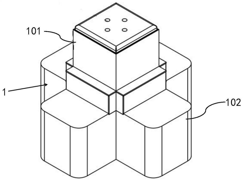 A quasi-zero-stiffness vibration isolator with semi-circular slide rail