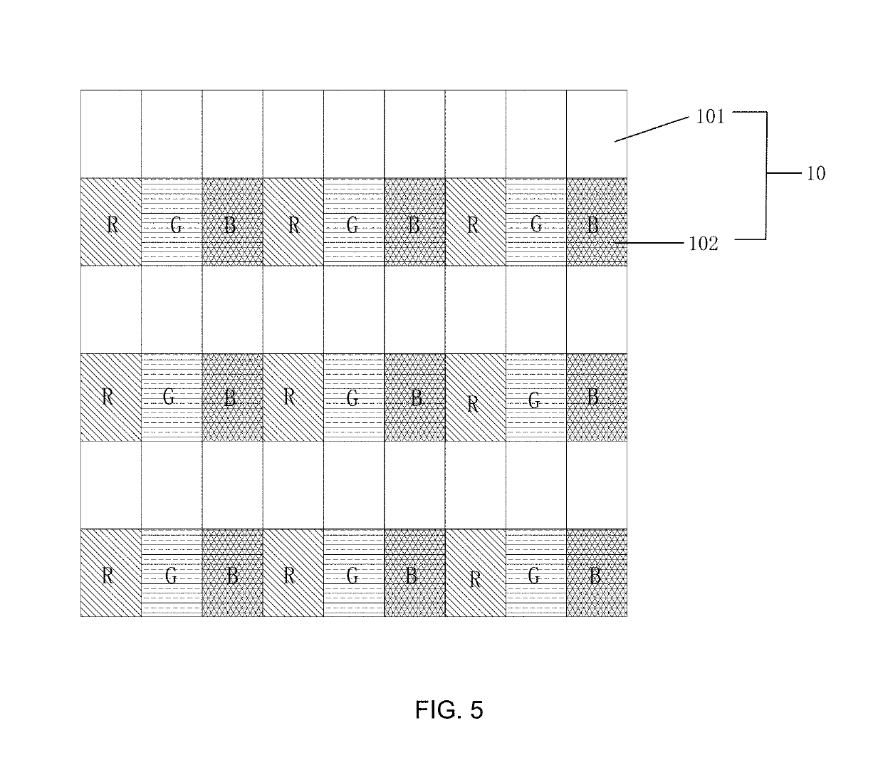 Display panel having perspective function and array substrate