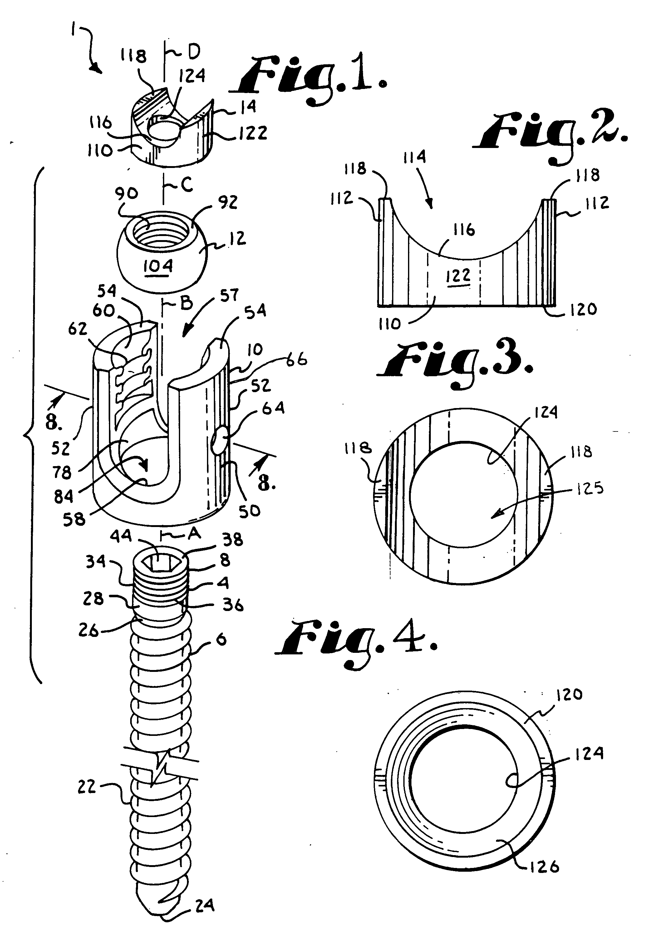 Polyaxial bone screw assembly