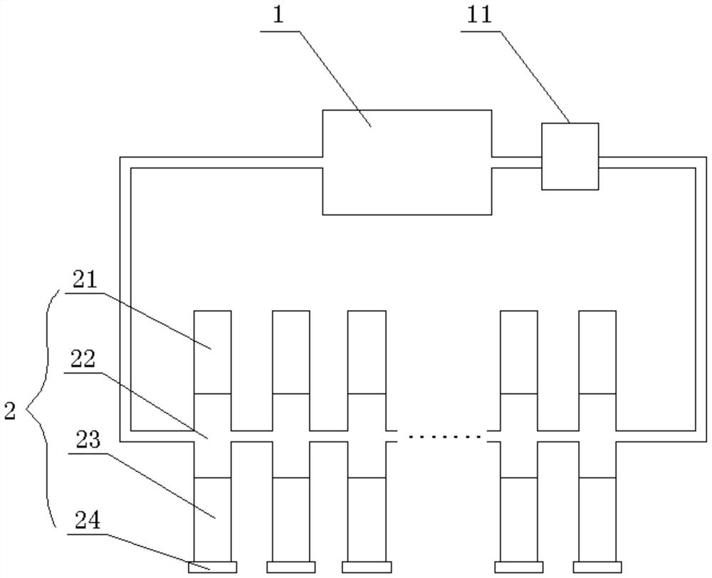 A device for measuring the flux of atmospheric deposition heavy metals using sediment