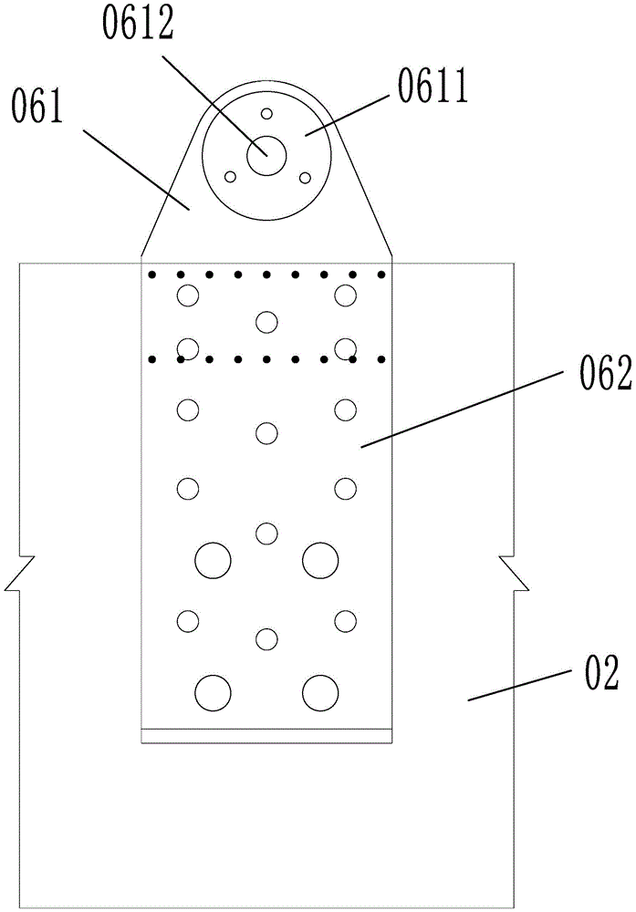 A concrete tie rod arch bridge suspender lower anchor end connection structure and its construction method