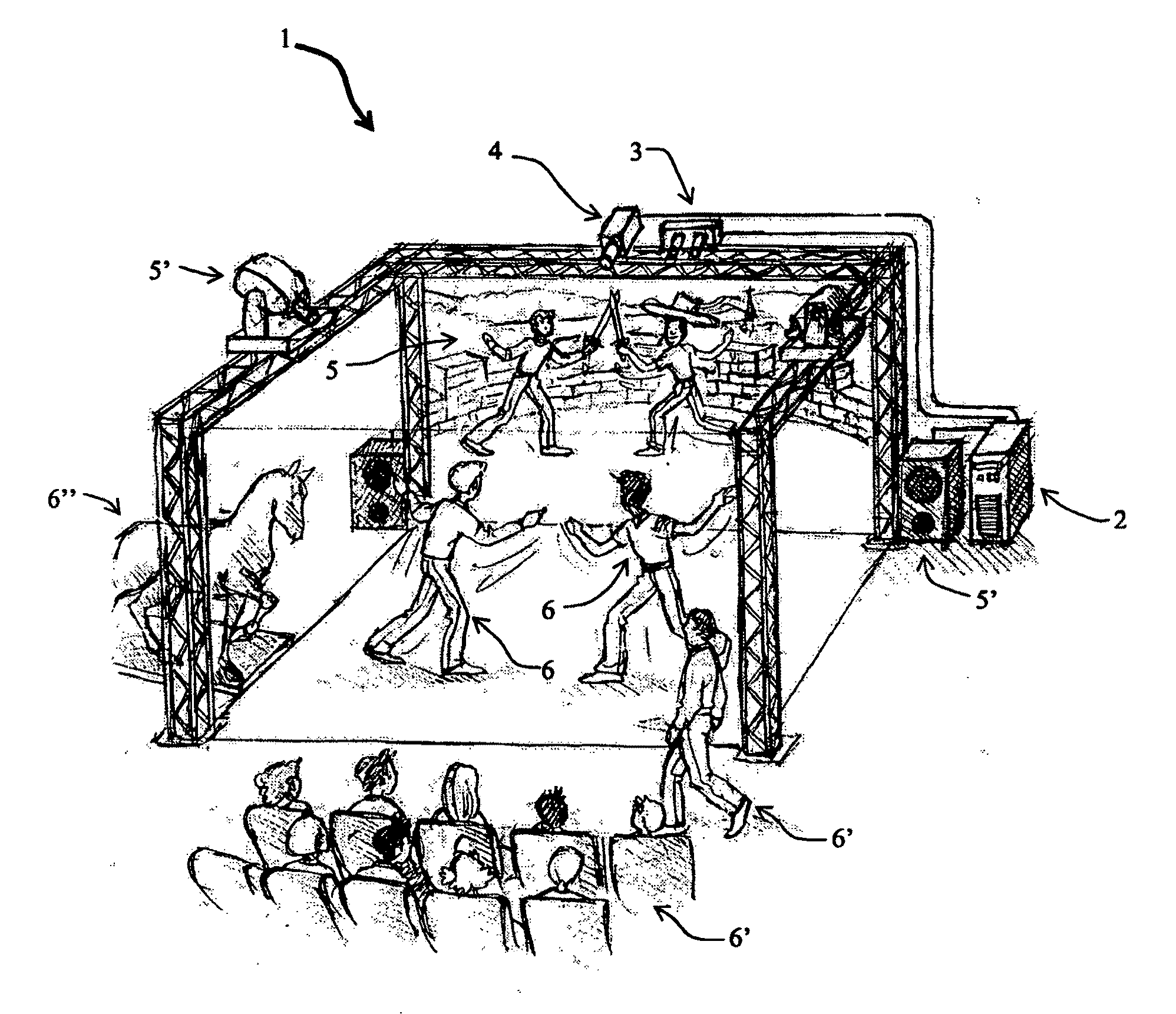 Method and Device for Identifying and Extracting Images of multiple Users, and for Recognizing User Gestures