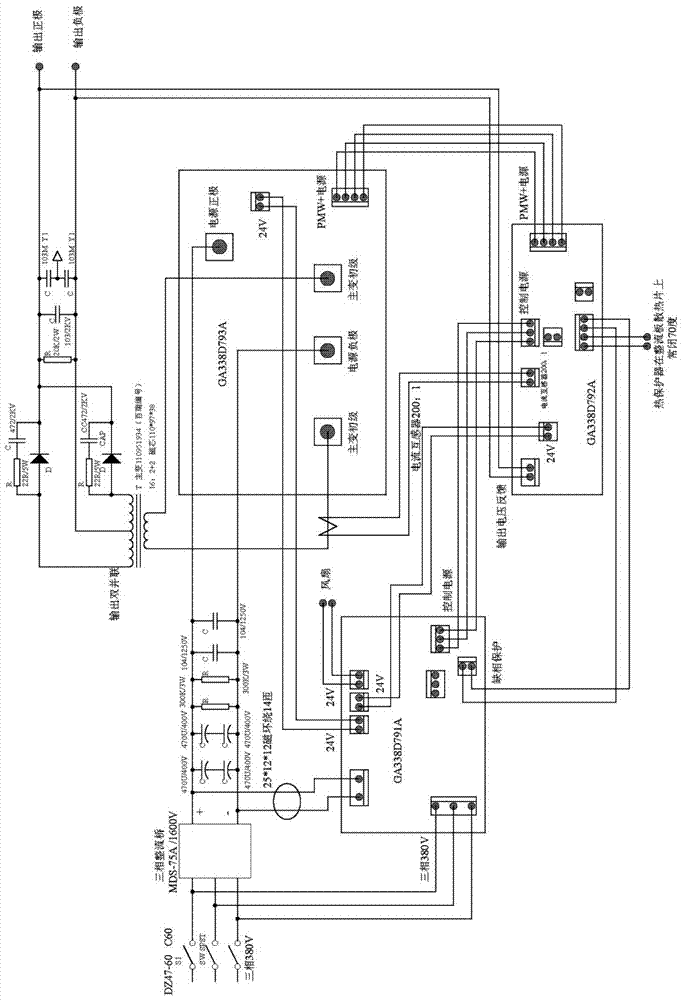 IGBT inverter welding machine with no-load voltages and various protection and control functions