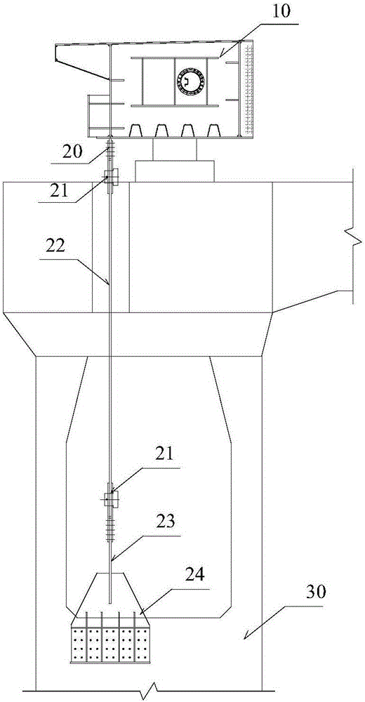 Rigid tension pendulum for bridge