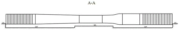 Reverse-flow type frequency conversion speed regulation multi-fan array wind tunnel and test method thereof