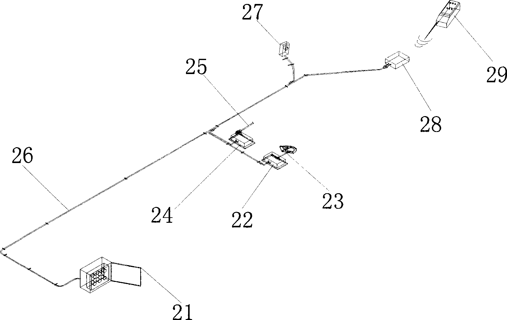 Stirring transfer car and stirring drum control device