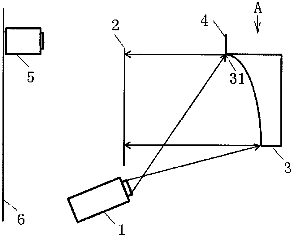 Method and apparatus for calibrating off-axis amount of off-axis parabolic mirror based on grating ruler and theodolite