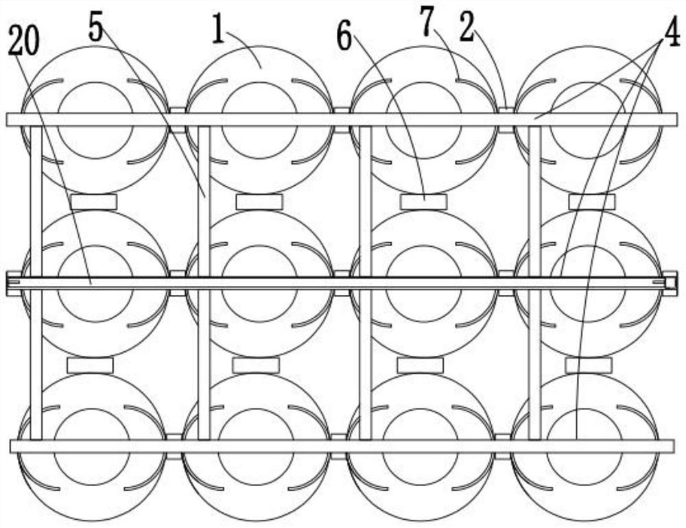 Hybrid rice seedling planting device