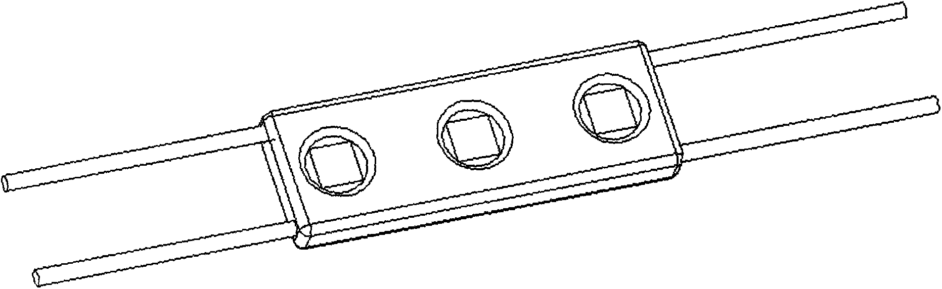 LED injection molding module