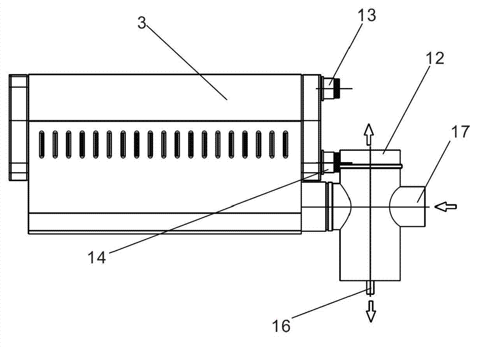 Forced finned straight pipe condensation heat-supply heat exchanger