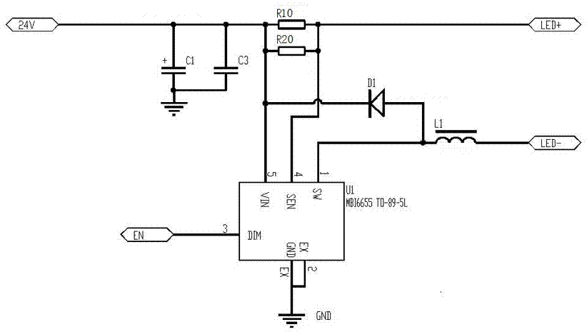 LED multi-pixel-point driving system