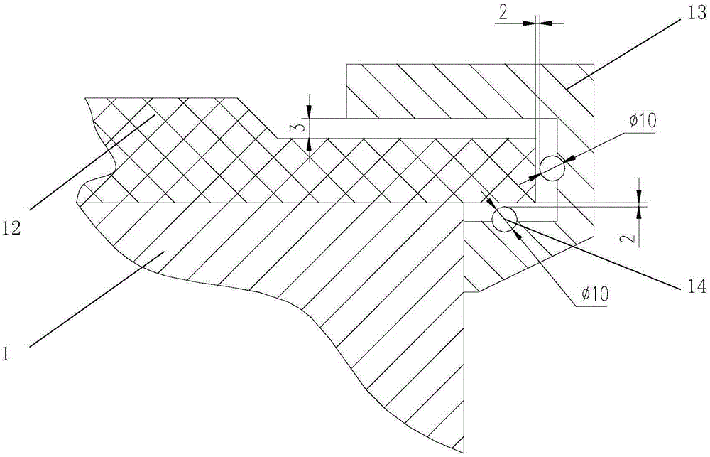 Large-scale active phased array radar integrated structure