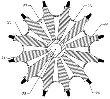 Drying device for starch production