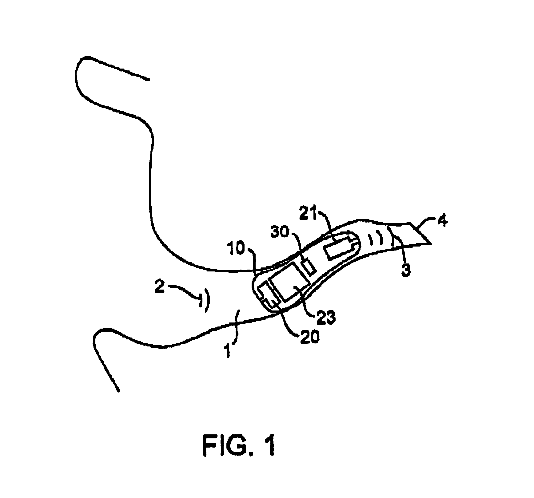 Canal hearing device with transparent mode