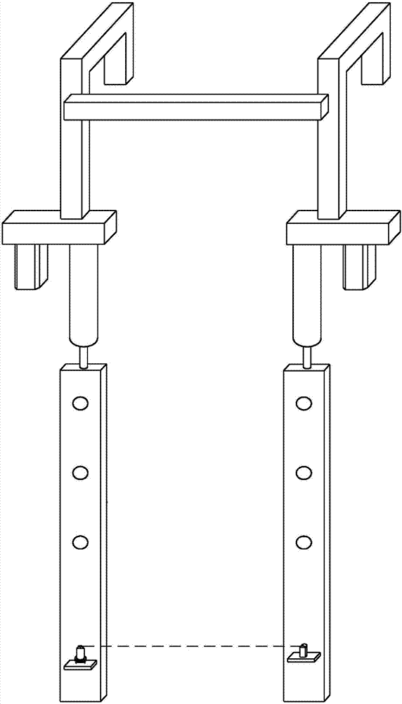 Auxiliary device and method used for installing air-conditioner outdoor unit