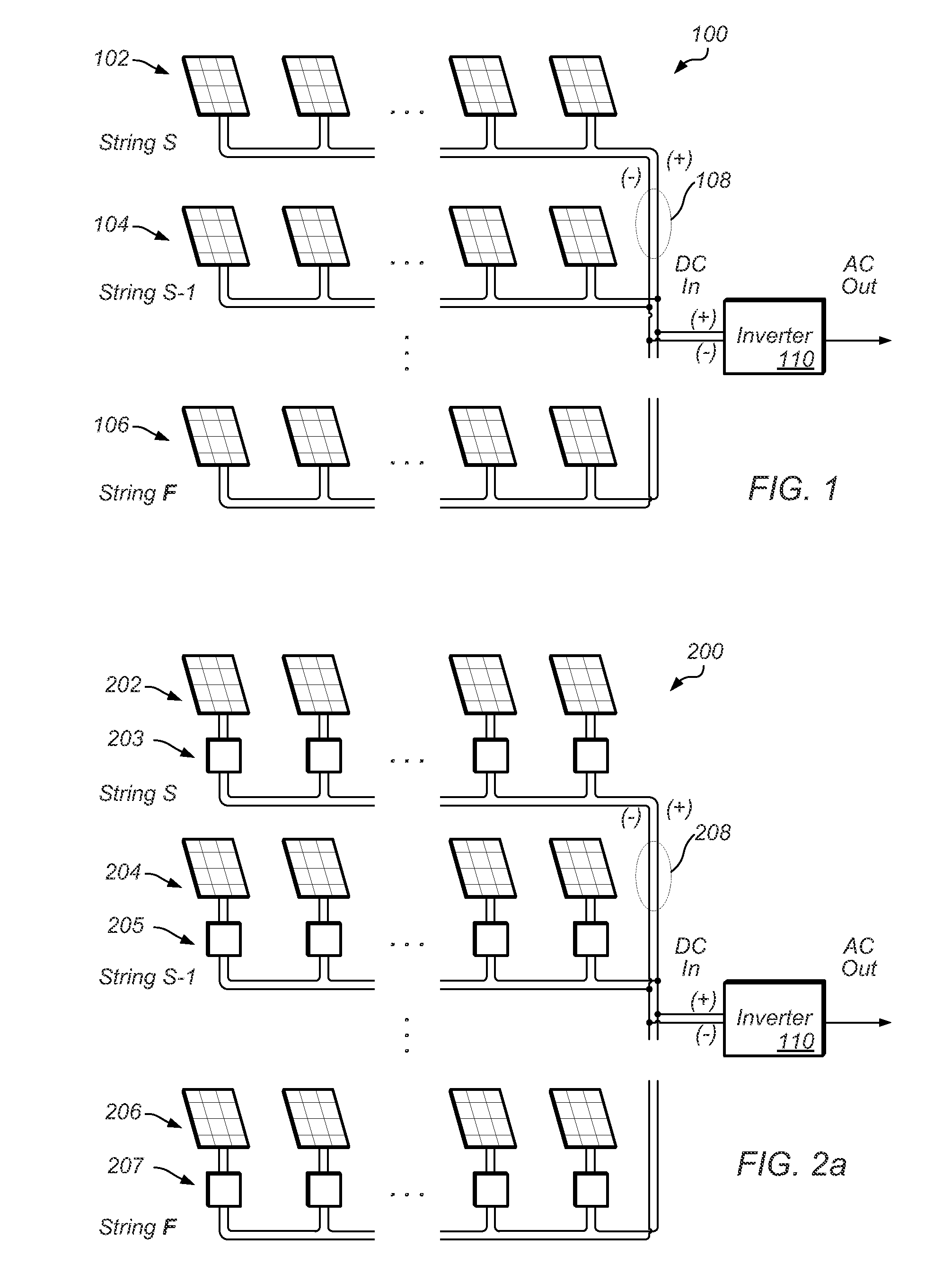 Dynamic Frequency and Pulse-Width Modulation of Dual-Mode Switching Power Controllers in Photovoltaic Arrays