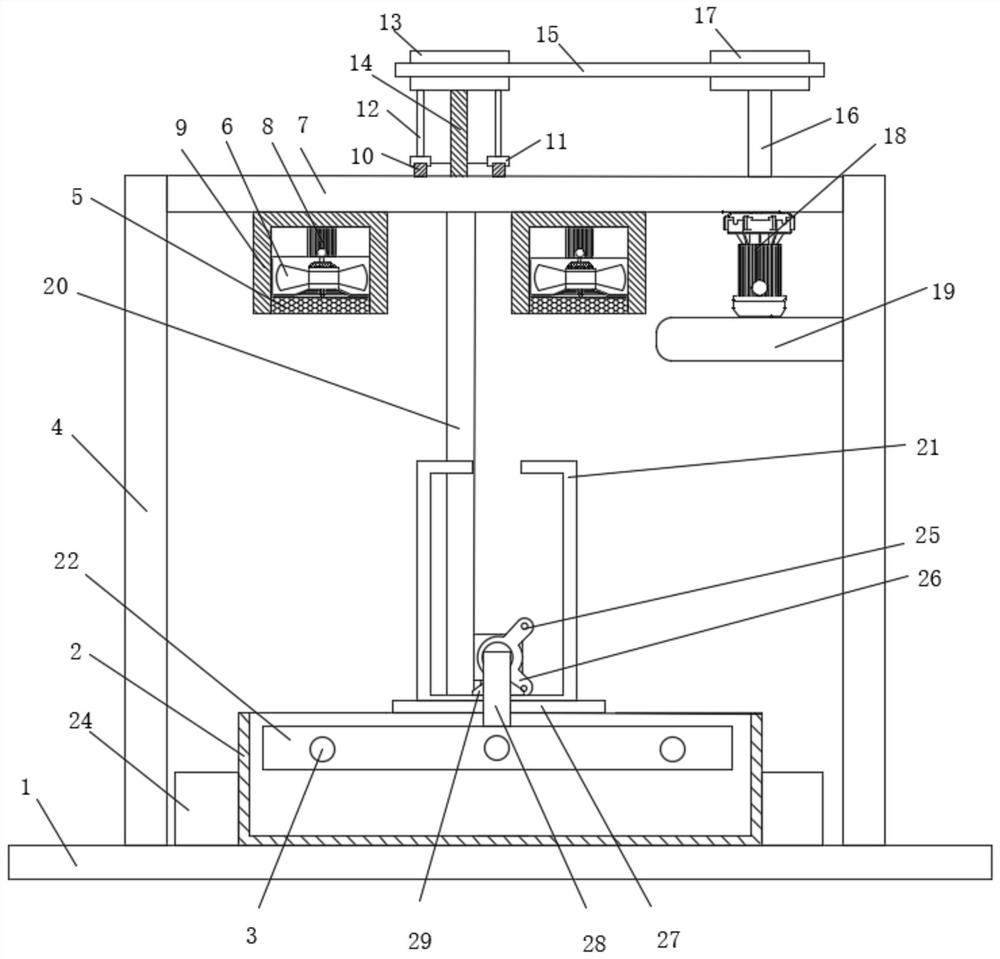 Motor rotor paint dipping device and using method thereof