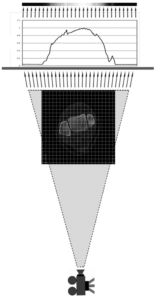 Virtual X-ray imaging method and virtual X-ray imaging system for human body bone joint