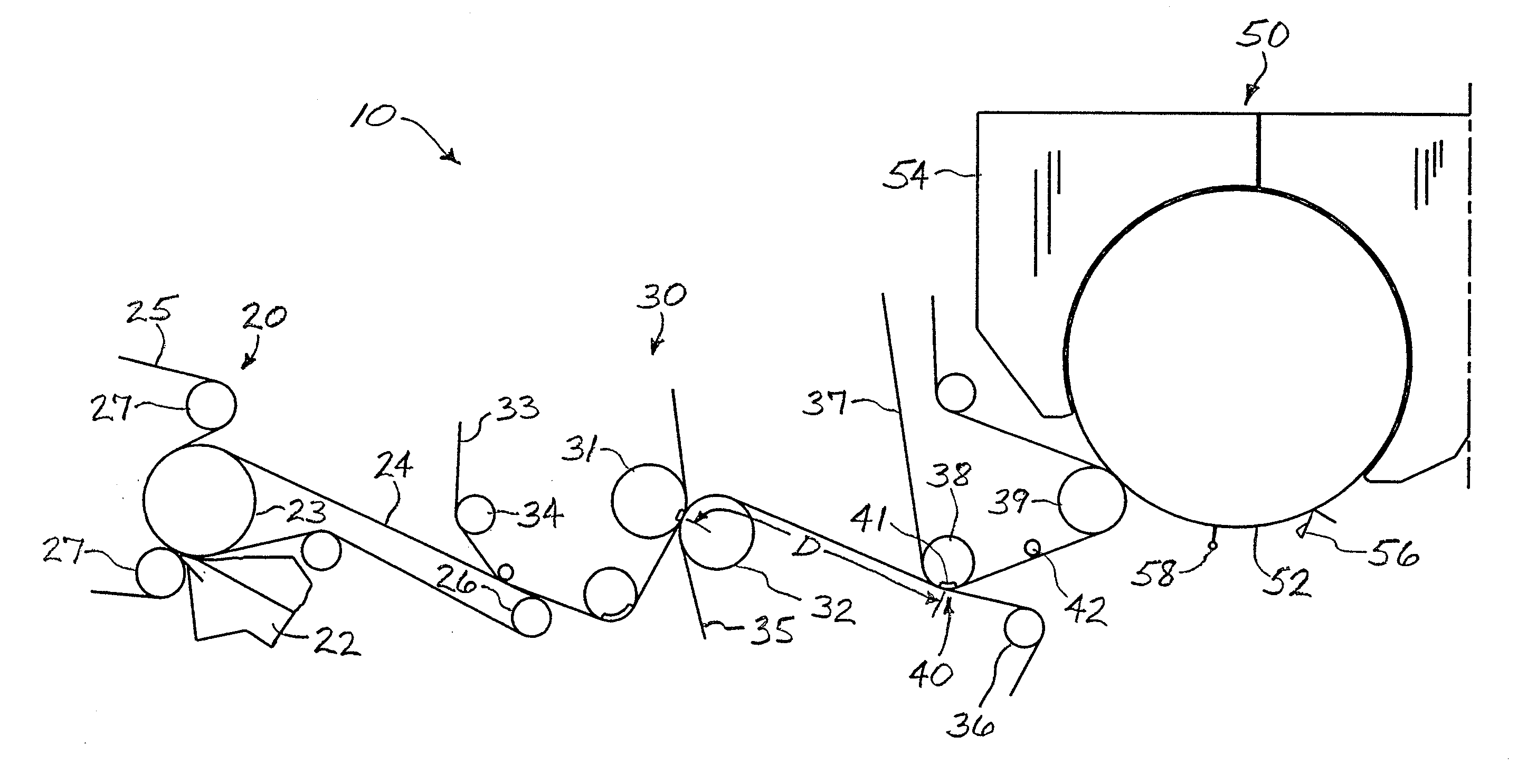 Papermaking Machine Employing An Impermeable Transfer Belt, and Associated Methods