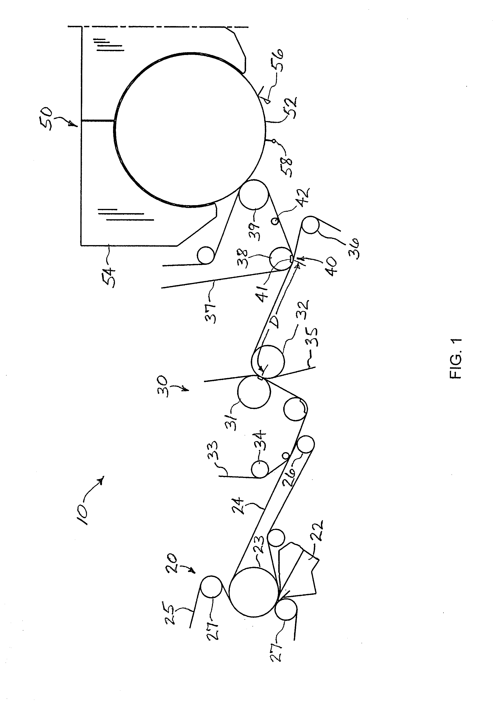 Papermaking Machine Employing An Impermeable Transfer Belt, and Associated Methods